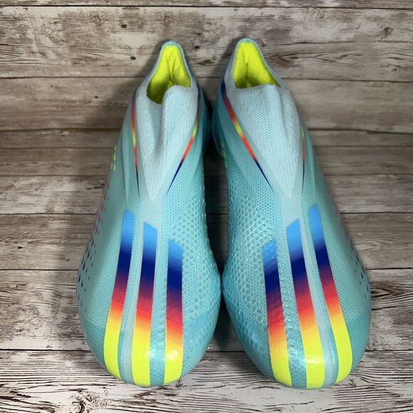 Adidas X Speedportal+ SG GW8420 Elite Aqua Blue Soccer Cleats Size 7 Mens/8 Wmns - Picture 2 of 7